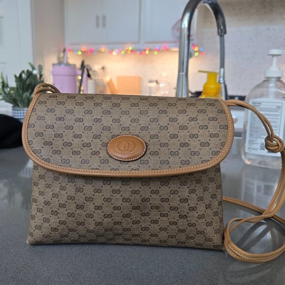 Gucci vintage interlocking cross body bag small - Picture 1 of 1